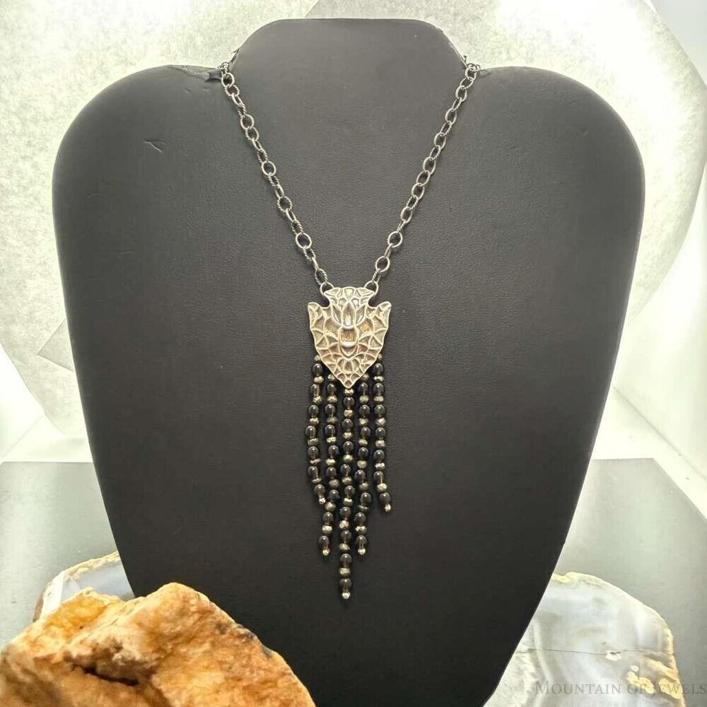 Carolyn Pollack Sterling Arrowhead & Smoky Quartz 16" Necklace For Women